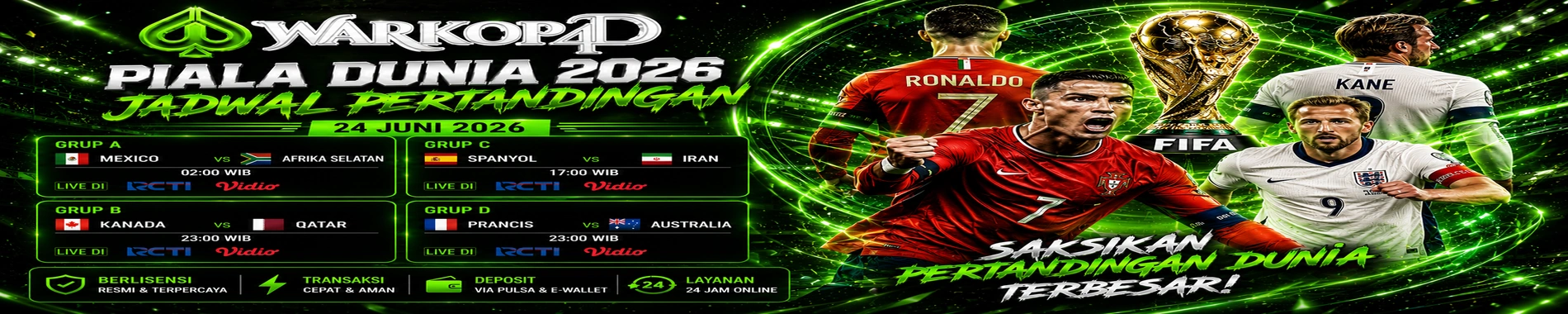 JADWAL PERTANDINGAN PIALA DUNIA 2026